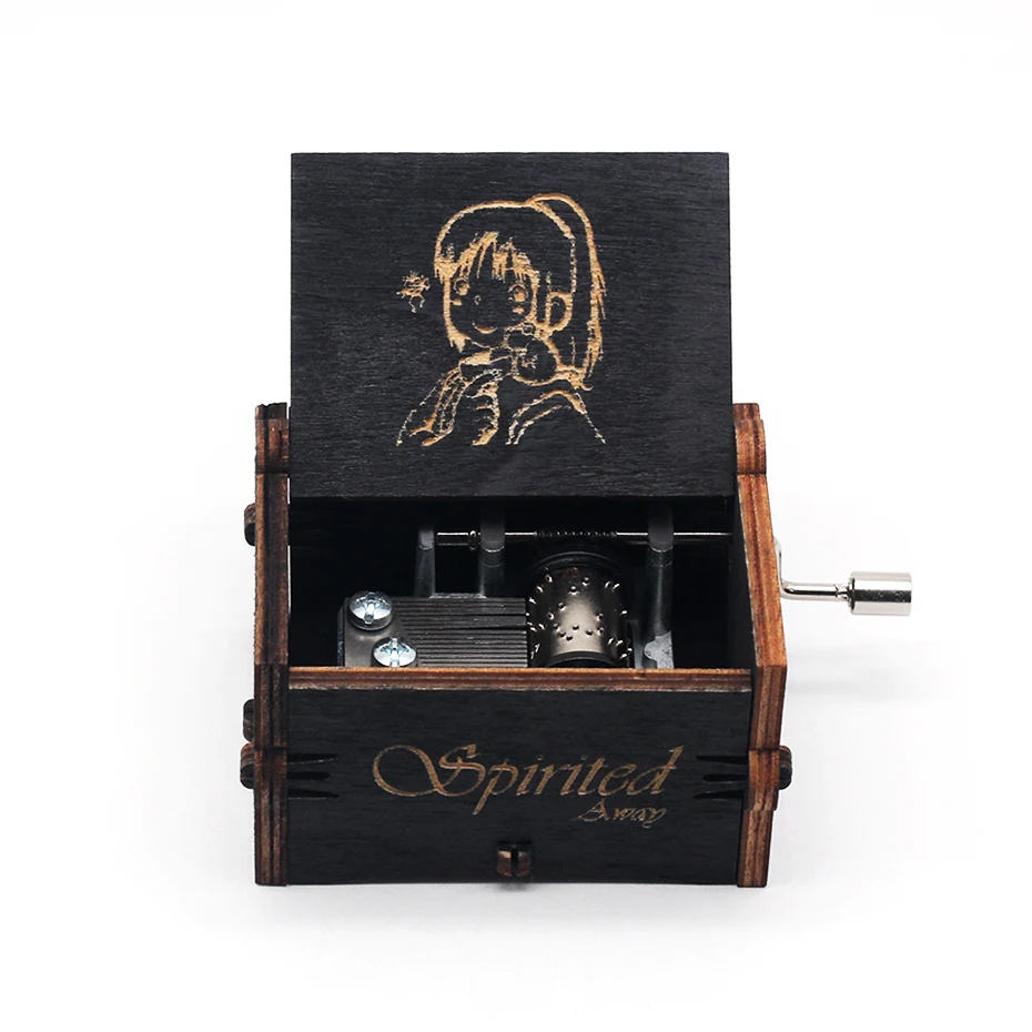 Креативный антикварный резной деревянный игровой трон музыкальная шкатулка