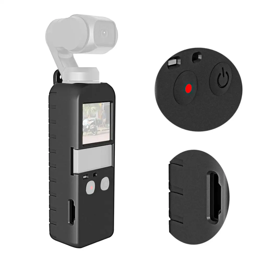 Силиконовый защитный чехол с крышкой для объектива DJI OSMO карманные аксессуары