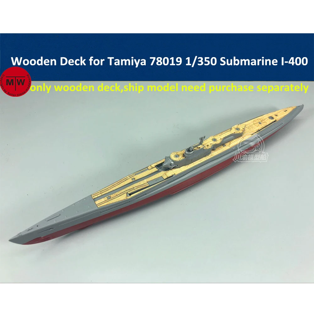 Масштаб 1/350 деревянная колода для Tamiya 78019 японская подводная лодка I 400 Shio модель в