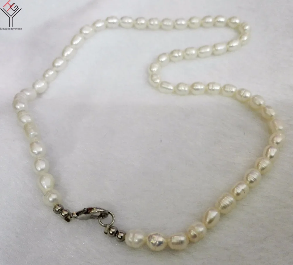 

Ожерелье женское из натурального жемчуга, овальное круглое ювелирное изделие с натуральным пресноводным жемчугом 7 х8 мм, ручная работа, хор...