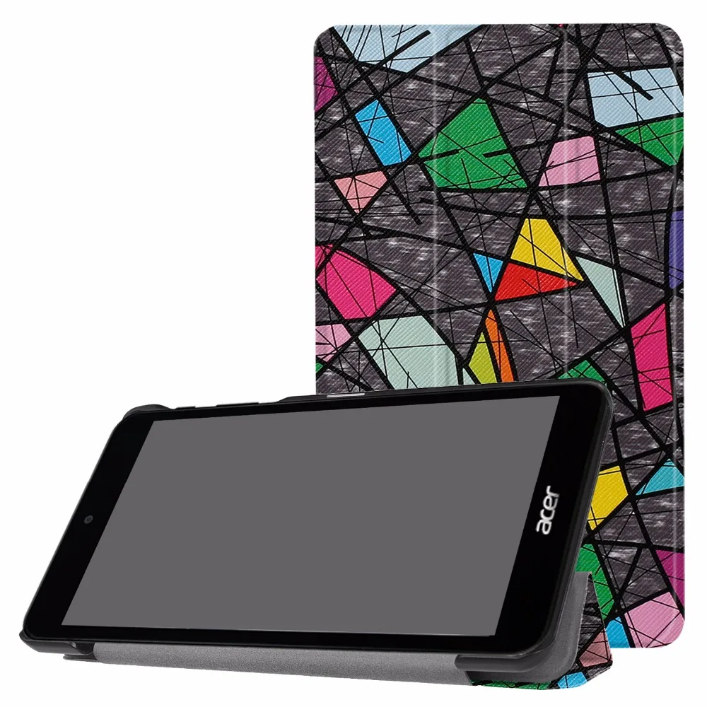 Новинка Folio подставка с флип чехолом PU Кожаный противоударный чехол для acer Iconia One 7