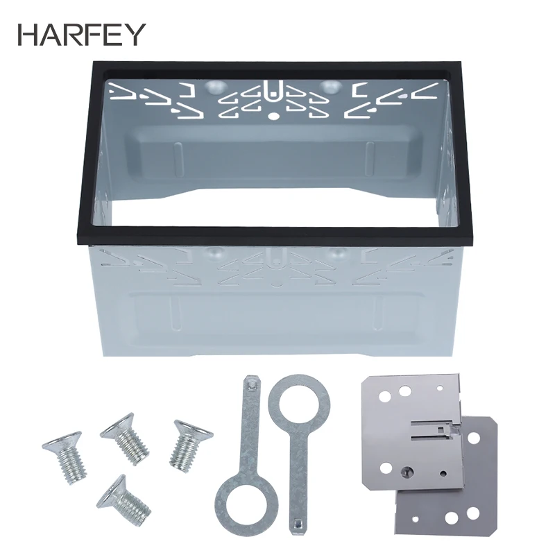 Автомагнитола Harfey 2din с рамкой DVD плеером модная панель для VW Series Jetta Chico Golf Bora Polo MK3