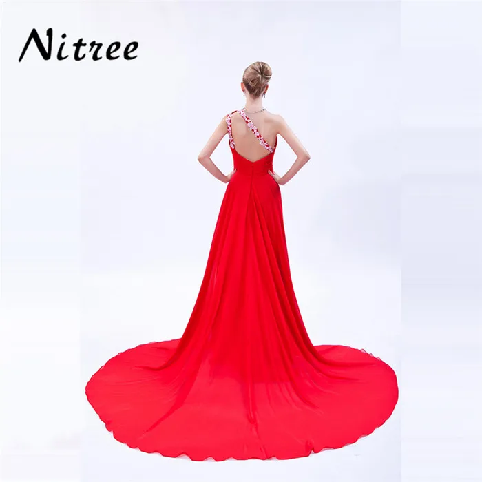 Vestidos de festa вечерние платья выпускные платье для свадьбы 2018 Новый горячий красный