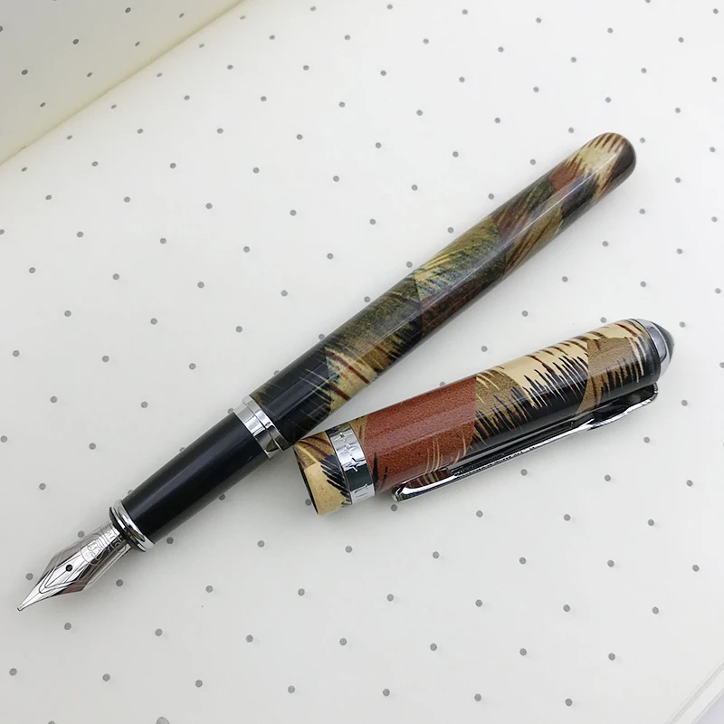 Перьевая ручка Duke Fine Nib 0 5 мм Металлические Ручки для деловых мужчин и женщин с