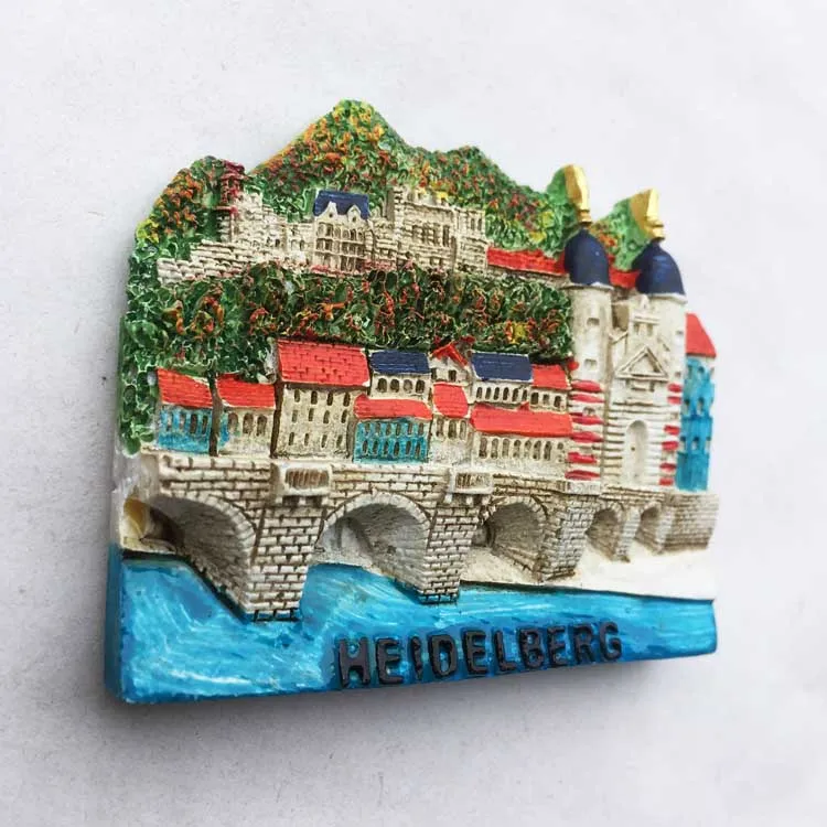 Германия Туризм культура капитал Heidelberg ориентир туристский сувенир магнитные