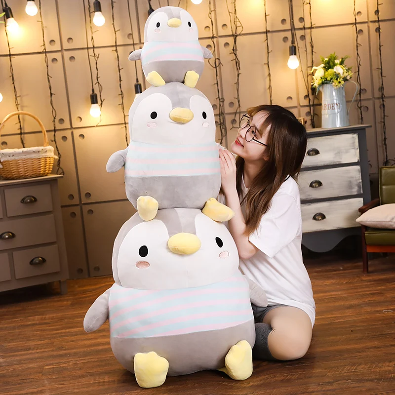 

30cm-70cm Soft fat Penguin Plush Toys Staffed Cartoon Animal Doll Fashion Toy for Kids Baby Lovely Girls Christmas Birthday Gift