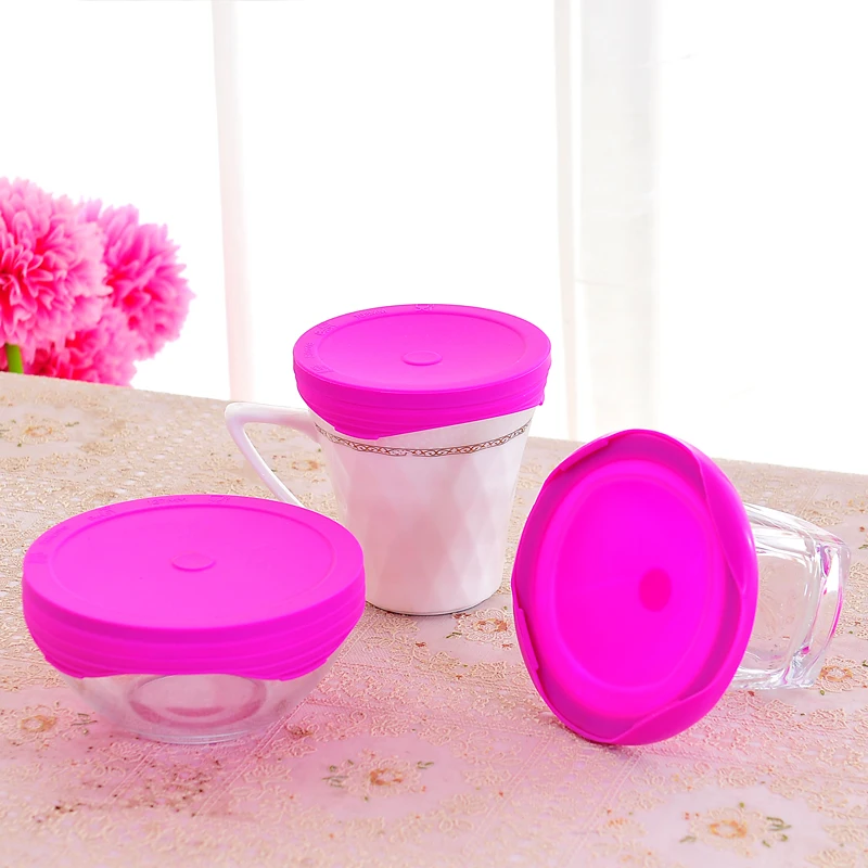 Migecon 6 шт./компл. силиконовые крышки уплотнения Еда крышка контейнера