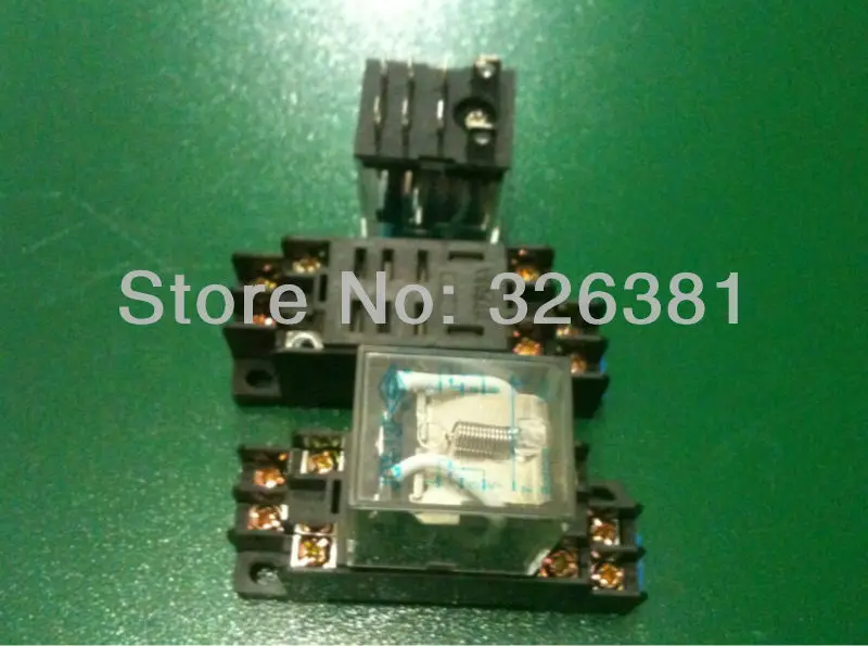 12V 24V 48v 220V 10A катушки Мощность реле JQX-13F гнездо База 8PIN с PYF08A основного разъема