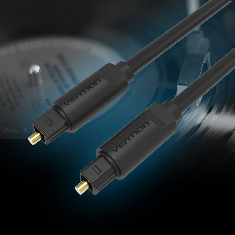 Vention Цифровой оптический аудио кабель toslink Позолоченные 1 м 3 SPDIF коаксиальный для