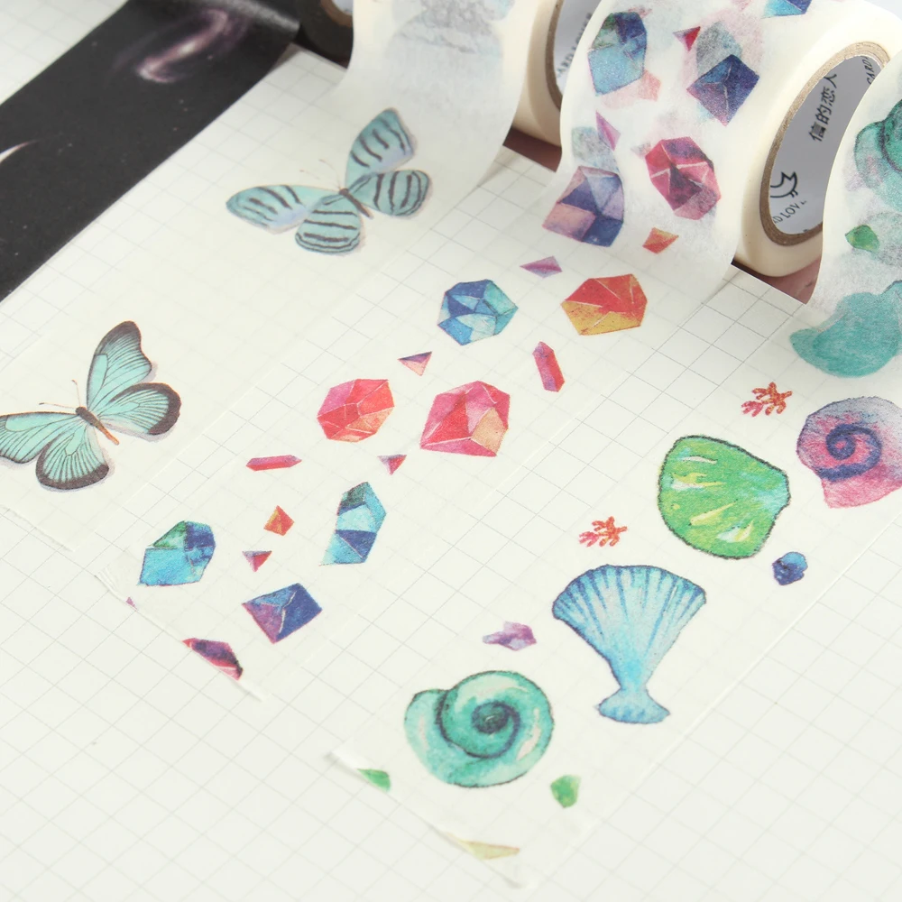 Симпатичная мультяшная Летняя серия декоративная лента для школьников/Васи