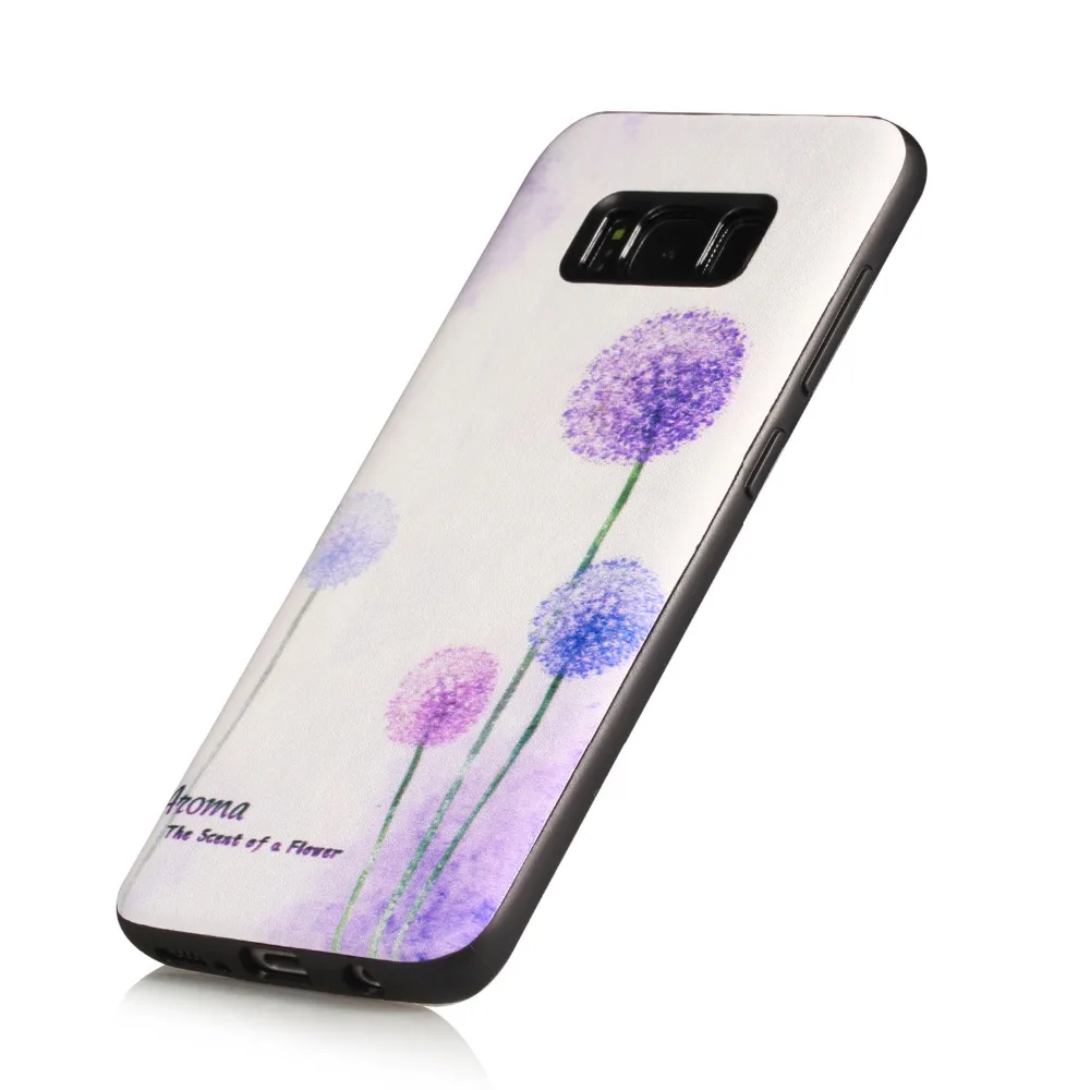 Лабиринт для Samsung Galaxy S8 Красочные Окрашенные телефона чехол Фиолетовый Одуванчик