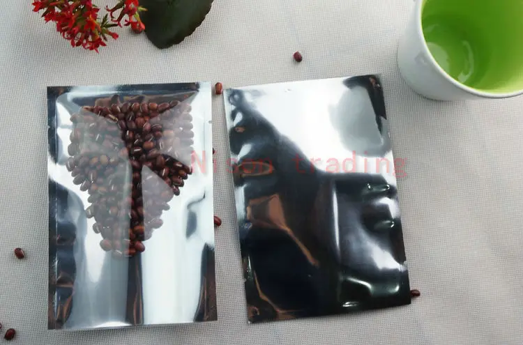 7*10 см фольги простой карман 200 шт х полупрозрачное покрытие Алюминиевая сумка