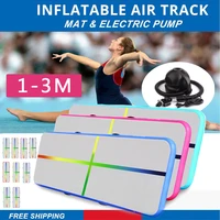 1 3m inflatable air track gymnastics mattress gym tumble floor yoga water mattress for homebeachwater yoga