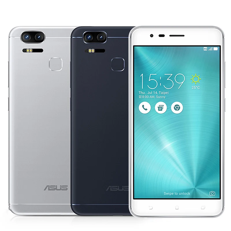 Оригинальный Asus Zenfone 3 зум ZE553KL мобильный телефон Qualcomm Dual sim Камера 4 ГБ Оперативная