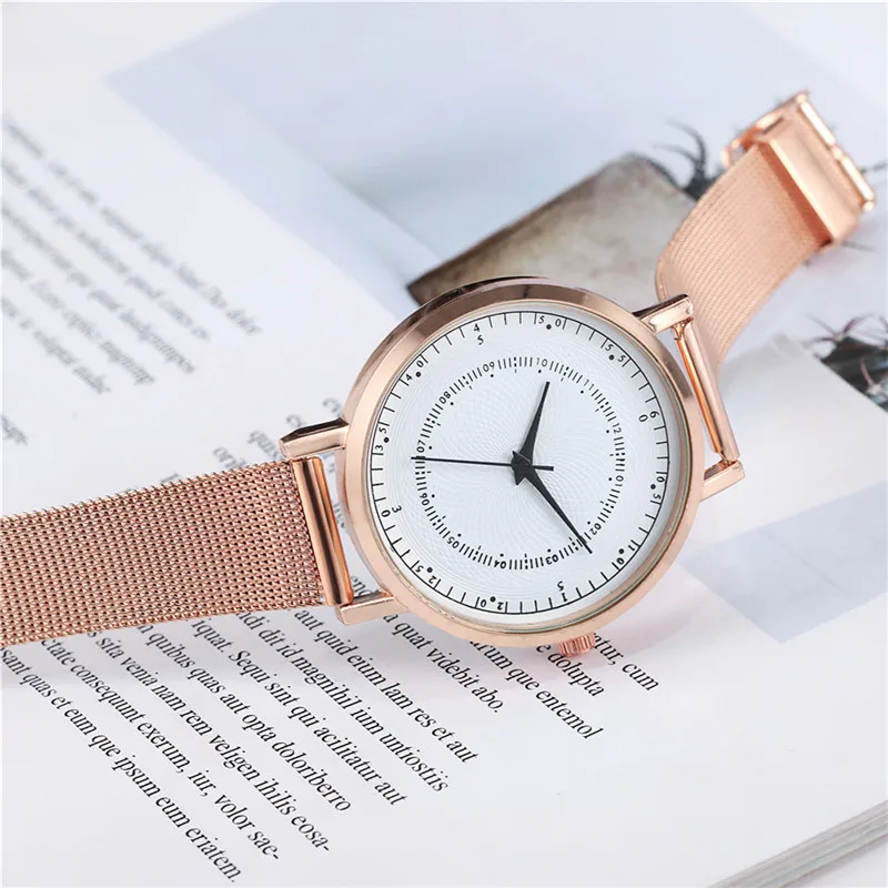 

Temperament Women's Quartz Business Watches Ladies Clock Female Watch Blue Glass Life Waterproof Dress Gift WristWatch A4