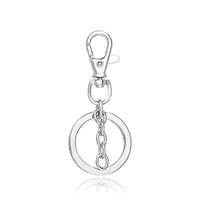 1pc rhodium lobster clasps key ring key chain for diy bag charm findings