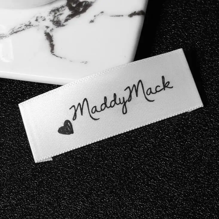 Бесплатная доставка 200 шт./лот пользовательская Одиночная атласная лента ткань