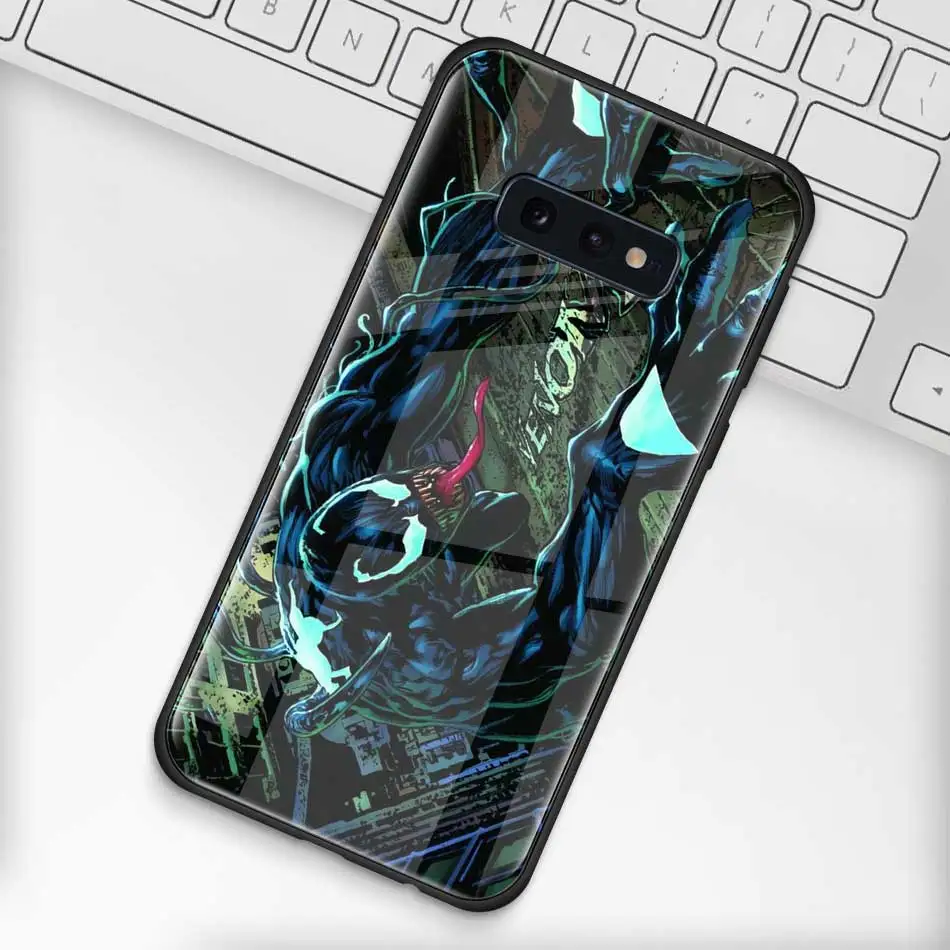 Чудо-яд, супергерой, чехол из закаленного стекла для samsung Galaxy S10 S10e S9 S8 S10 Plus Note 9 A50 A30, чехол для телефона