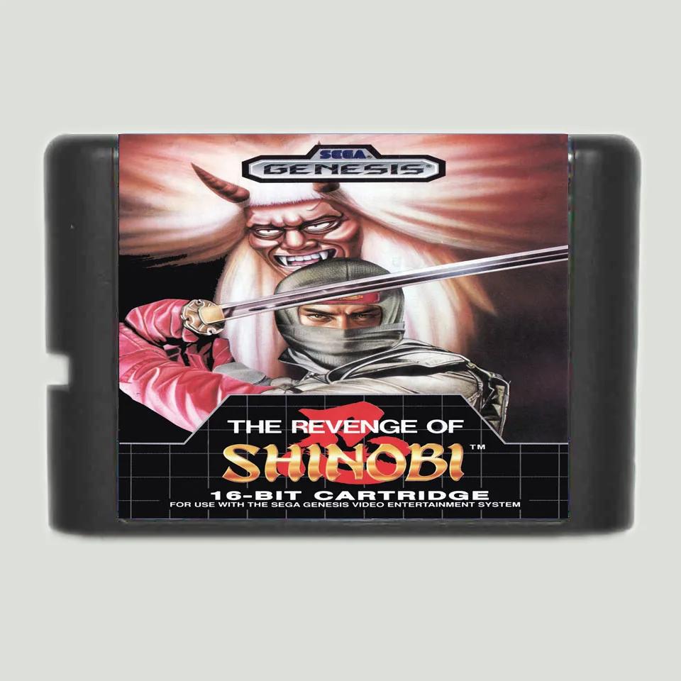 Месть Shinobi 16 бит MD карточная игра для Sega игры Mega Drive Genesis|mega drive card|sega cardsega genesis card |