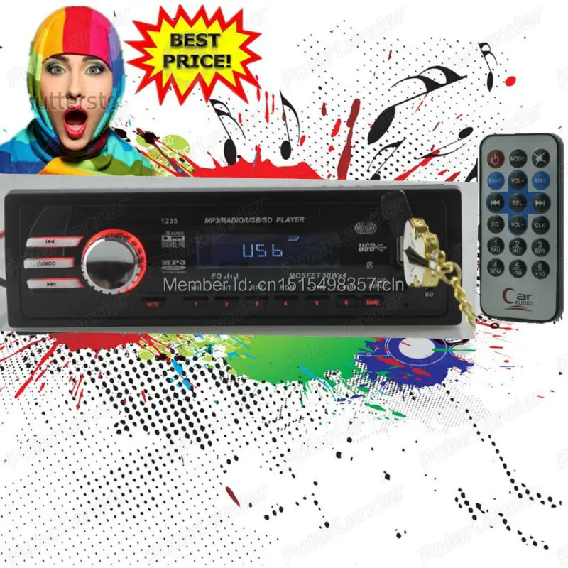 

NEW 1 DIN Car Stereo EQ Function Car Electronics In-Dash Car Radio MP3 Audio Player 2.5 inch 5V Charger//FM /USB/SD/AUX-IN/