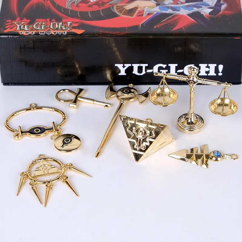 8 шт./компл. поединок монстров косплей реквизит брелок для ключей Yu Gi Oh Yugioh Millenium