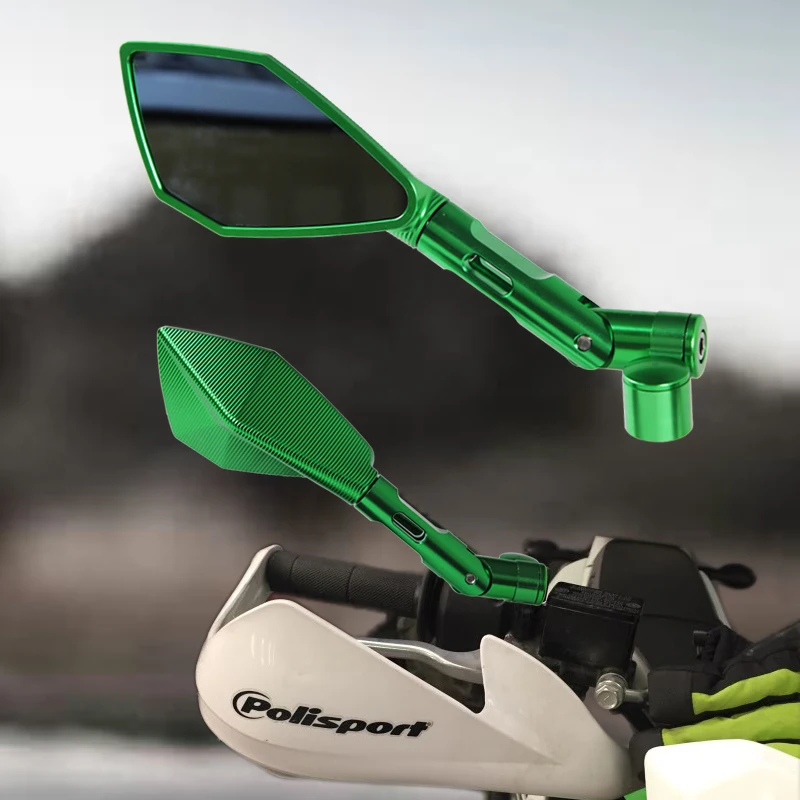 Мотоцикл с ЧПУ алюминиевый зеркало заднего вида боковые зеркала для Kawasaki Z1000 Z750