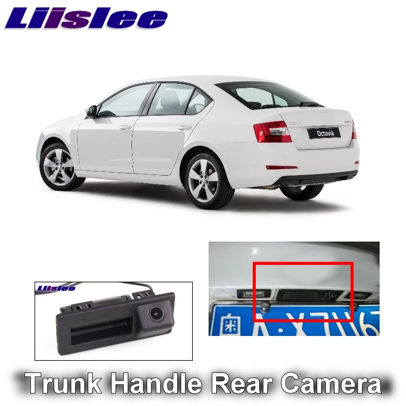 Для SKODA Octavia MK3 A7 5E 2016 2017 2018 LiisLee автомобильная парковочная камера заднего вида