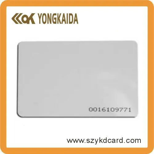 1000 шт./лот 125 кГц EM4100 TK4100 RFID бесконтактная ID Смарт карта с идентификационным