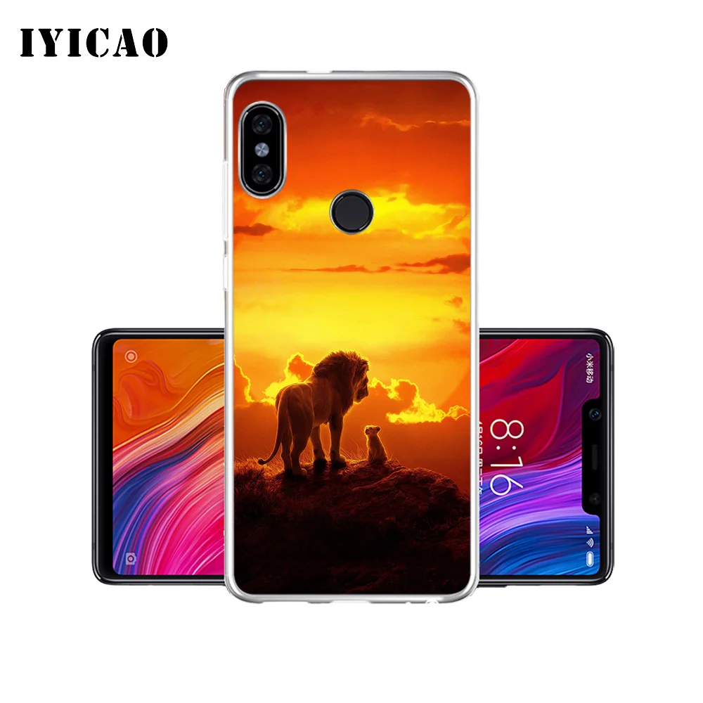 Мягкий силиконовый чехол для телефона IYICAO The Lion King Simba Xiaomi Mi 9 8 SE 6 A1 A2 Lite F1 MIX2S MIX3 |