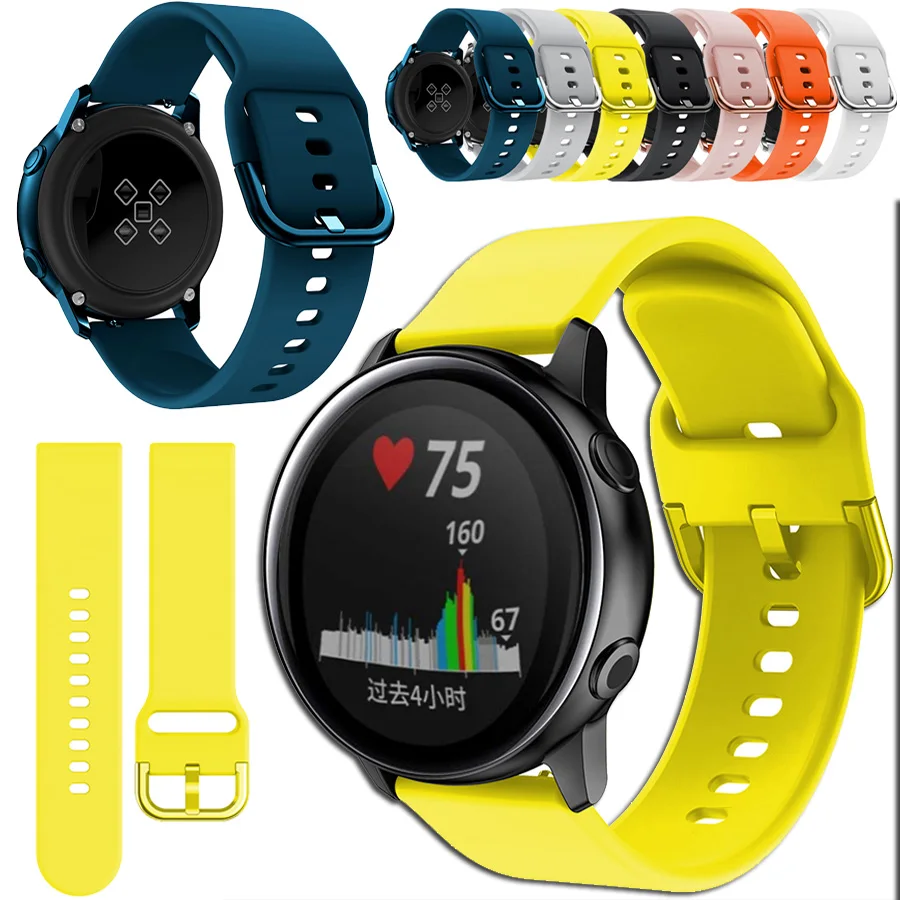 Сменный силиконовый браслет ремешок для часов Garmin Forerunner 645 спортивный vivoactive 3