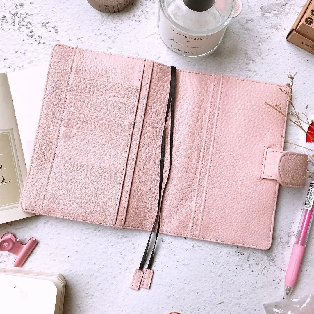 Classic Genuine Leather Softcover Journal Cover For Hobonichi Paper Book A6 Free Shipping