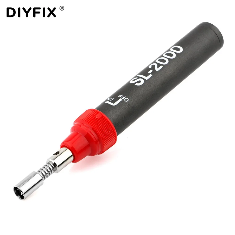 DIYFIX 11 мл Газовый паяльник Комплект Регулируемый Температура Сварочные горелки