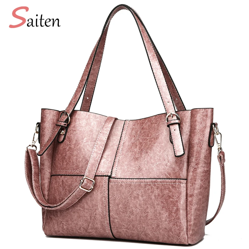 2018 New Leather PU Women Bags Handbags Fashion Totes handtasche Shoulder Bag Hot Sale Large Capacity Bolso femenino | Багаж и сумки