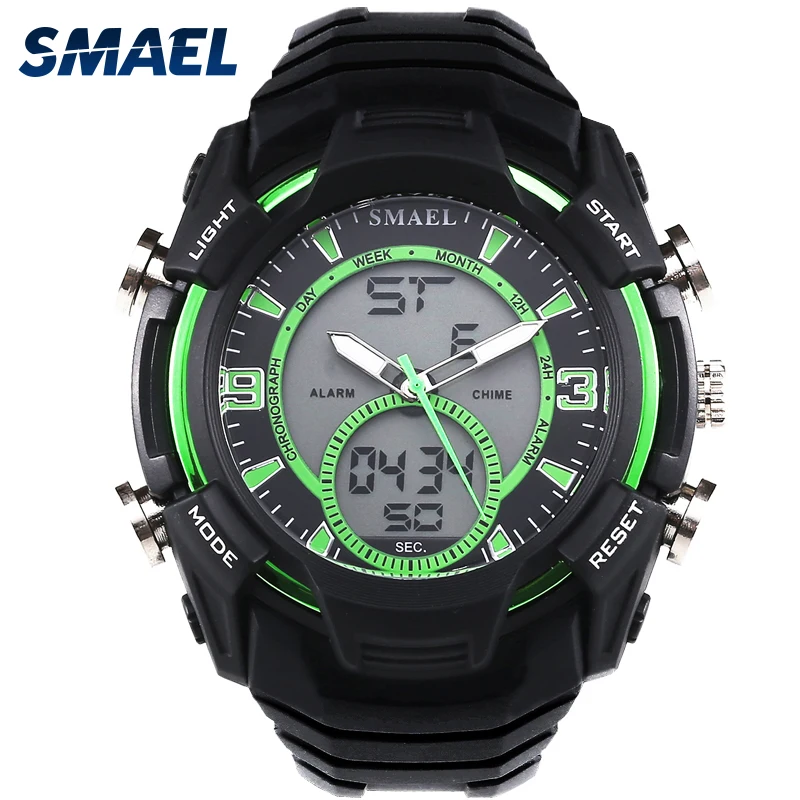 Спортивные часы Для мужчин smael Фирменная Новинка Топ кварцевые подарок