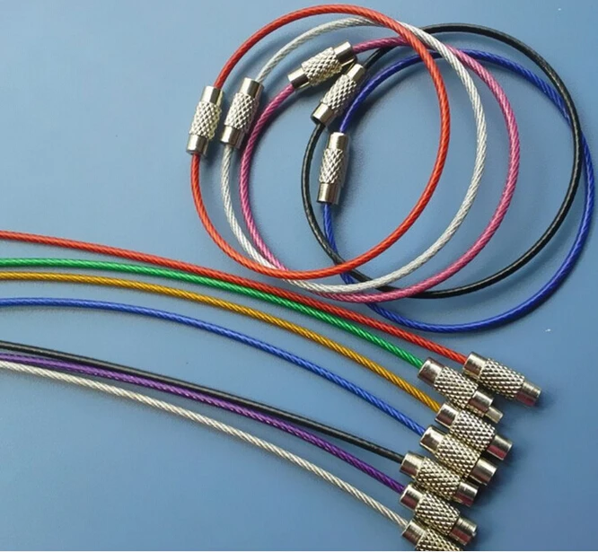 Бесплатная доставка кольца из проволоки нержавеющей стали кольцо для ключей с