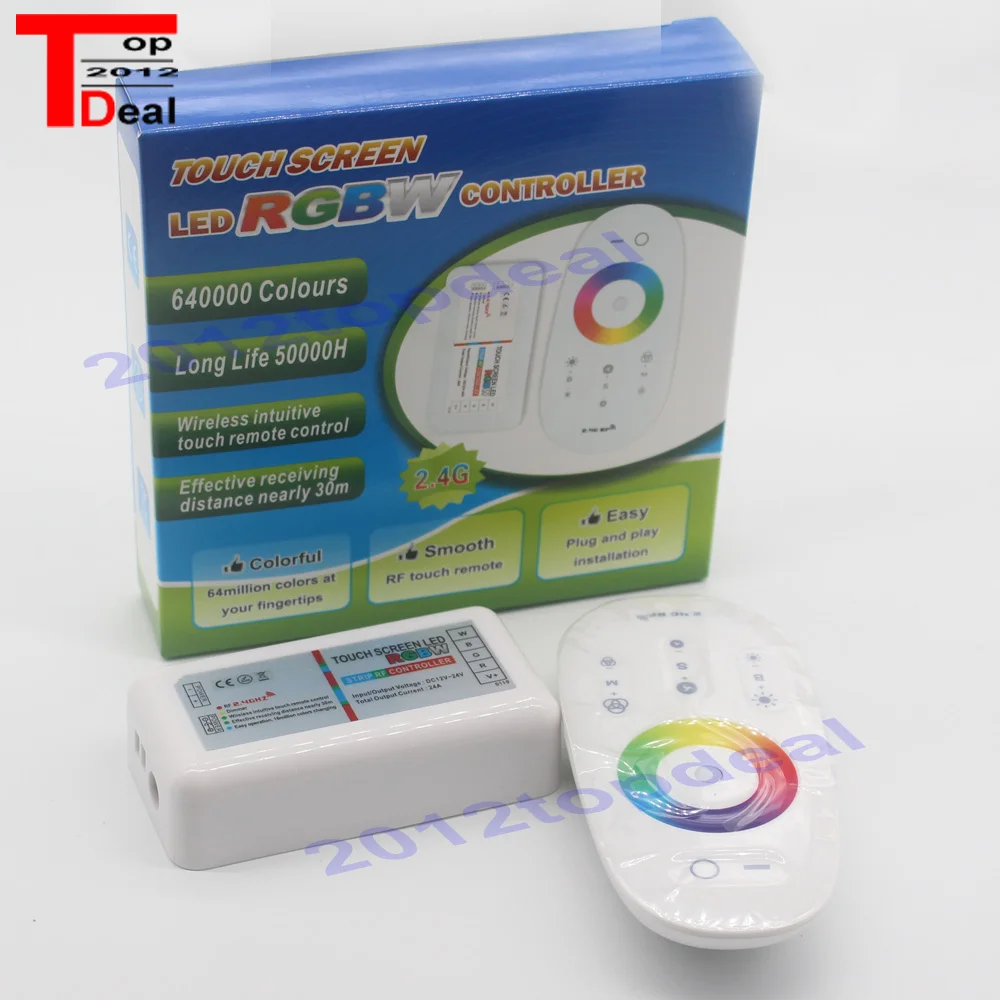 Светодиодный контроллер RGB/RGBW с сенсорным экраном 2 4G беспроводной сенсорный RF