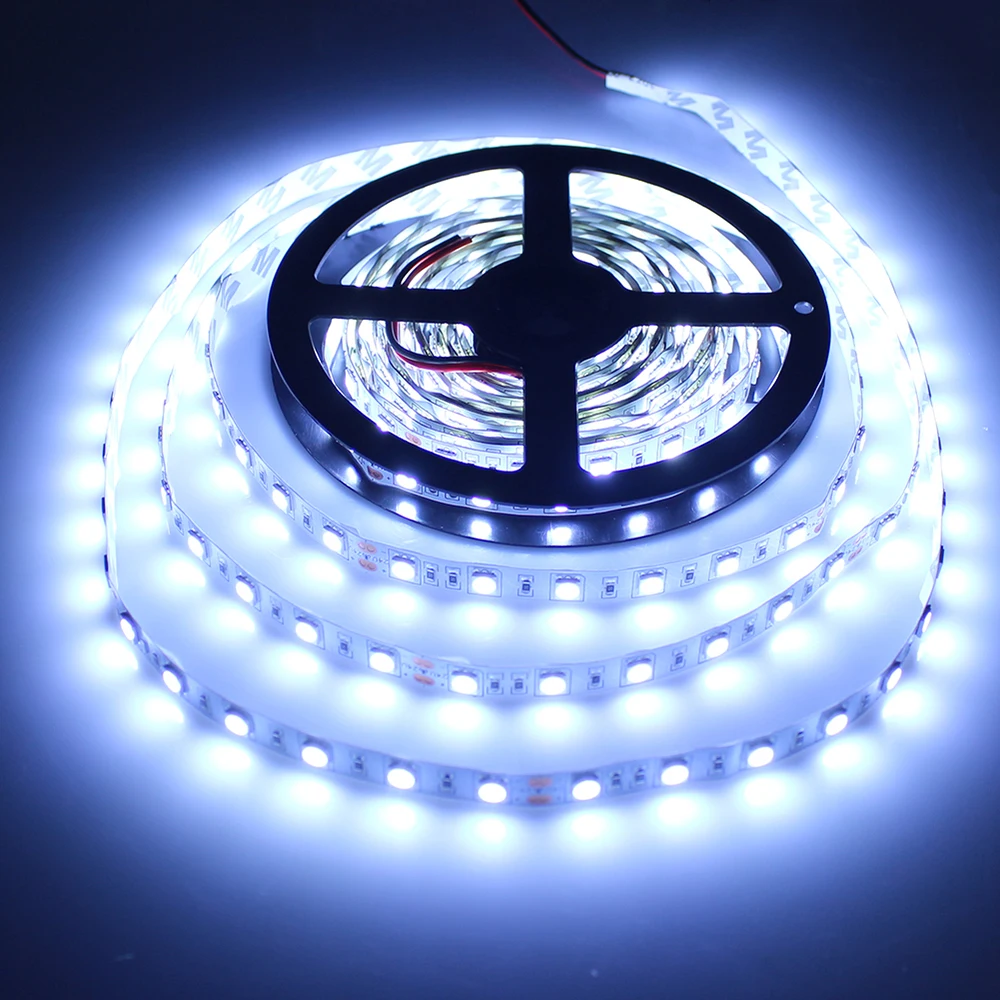 Светодиодная лента RGB гибкая DC 24 В SMD 5050 300LED 5 м лампа теплый