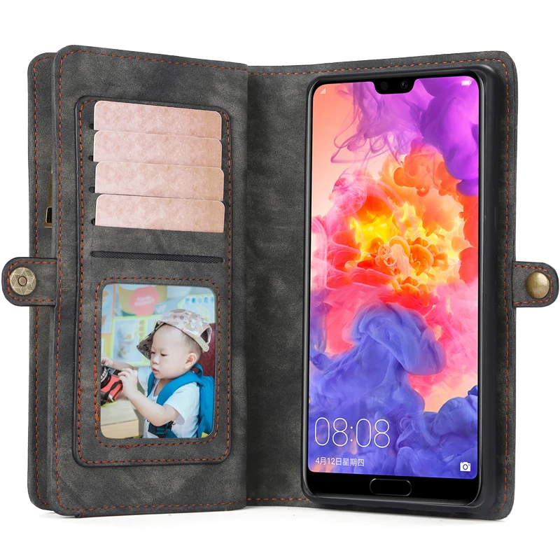 MEGSHI для huawei P30 Lite Brieftasche Fall 2 в 1 Abnehmbare Leder флип-чехол Magnetische Fall для huawei MATE20 PRO P20 pro