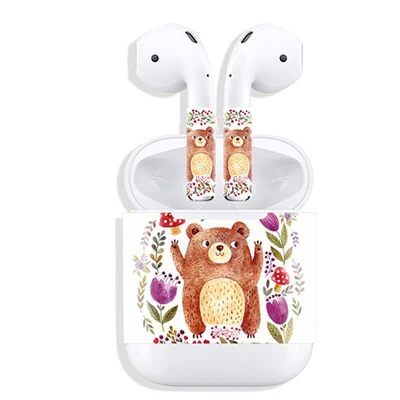 Релиз, защитная виниловая EKIND, наклейка на наушники для Apple AirPods, съемная клейкая декоративная наклейка, пленка на голову - Цвет: 005
