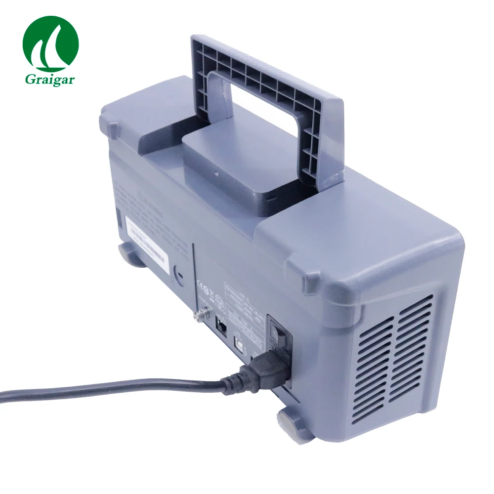 Компактный настольный двухканальный цифровой осциллограф SDS1202CFL с полосой