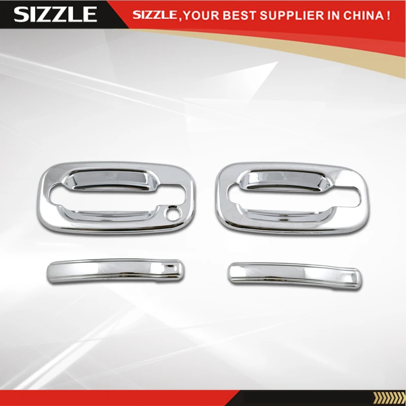 Дверные ручки Крышка 2D без PSKH ABS пластик хромирование 2003 2004 2005 для Cadillac Escalade