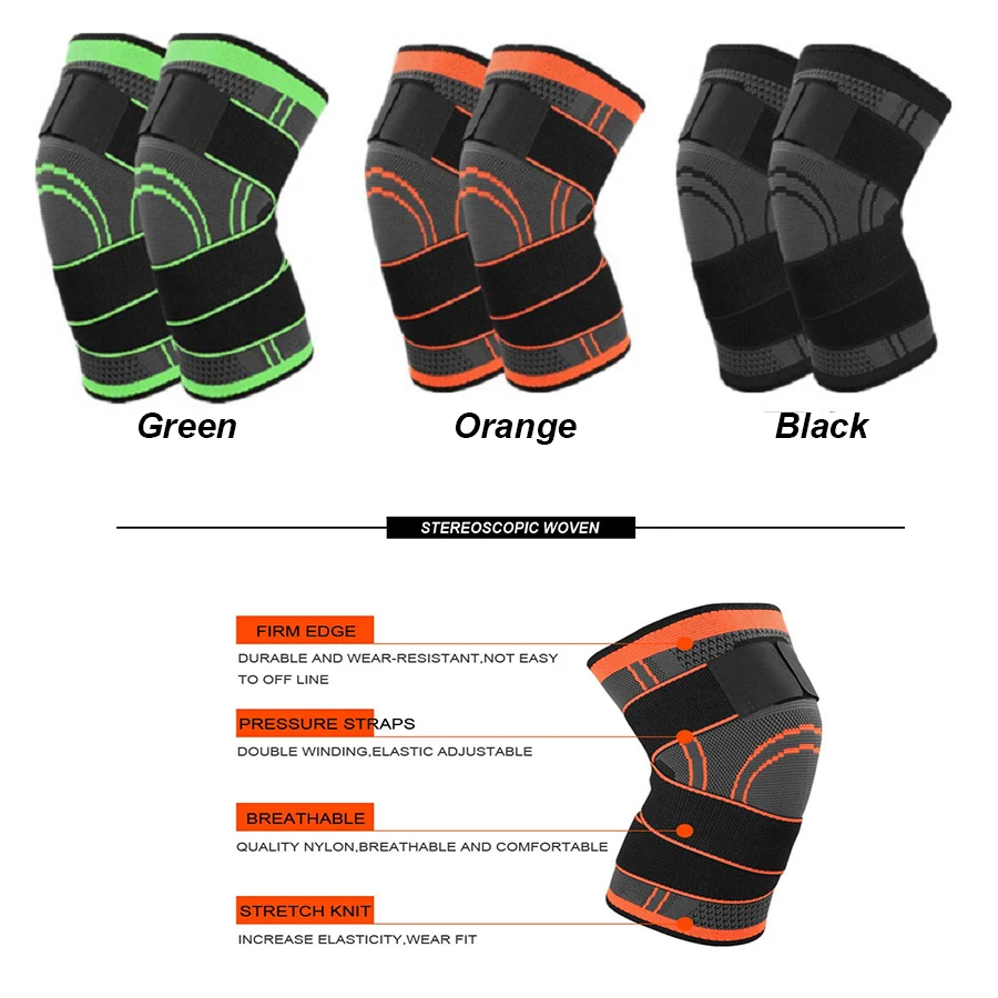1 шт. поддержка колена для спорта наколенник дышащая повязка баскетбола тенниса