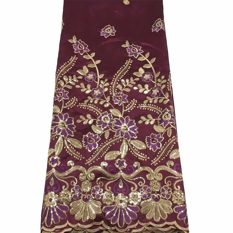 Модная африканская кружевная ткань ESEWING Высококачественная вышитая индийская
