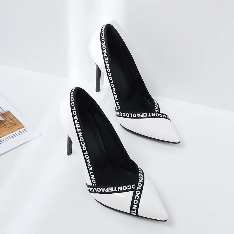 In the spring of 2019 new sexy stilettos ultra-high with pointed mouth size 43 yards 32 - shallow single woman shoes | Обувь