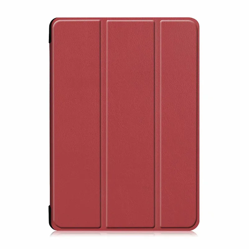 wine red-ka-si-te Для lenovo Tab M10 TB-X605F чехол трехкратный Магнитный чехол с принтом Tab M10 M 10X605 X605f защитный чехол для планшета - Цвет: wine red-ka-si-te