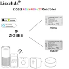Светодиодная лента Zigbee Zll для умного дома, дистанционное управление, DC12V-24V, Совместимость с приложением Hub, Amazon Echo Plus, голосовое управление
