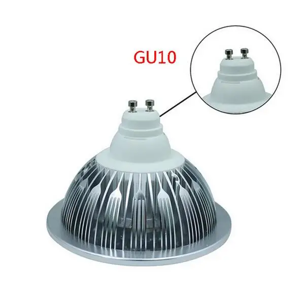 Бесплатная доставка AR111 cob 7W G53 лампа 9W 12W dimmable LED 110 240V ar111 Светодиодная ar 111 с GU10