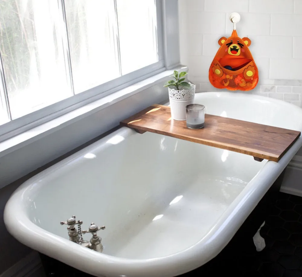 Игрушки для ванной Организатор Медведь Ванная комната Ванна украшения сетки