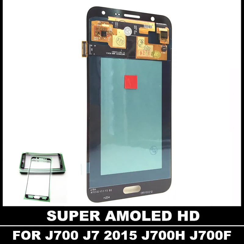 Замена LCD для Samsung Galaxy J7 2015 J700 J700F J700H телефонов LCDS AMOLED дисплей кодирующий