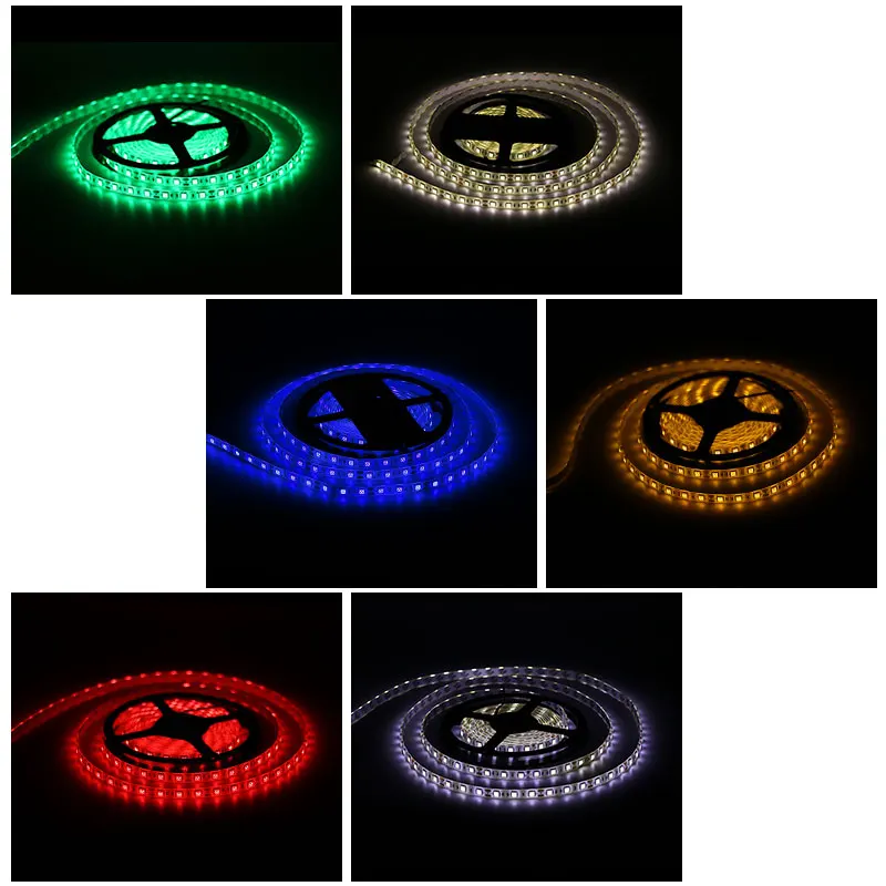 

5m LED Strip 5050 12V 60LEDs/m Flexible LED Light RGB LED Strip Light Waterproof Led Ribbon Tape Home Decoration Lamp 5050 SMD